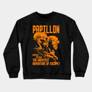 Papillon movie poster Crewneck Sweatshirt